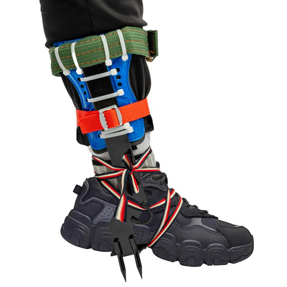 Tree Climbing Spikes Kit w/Safety Harness Gloves Double Teeth