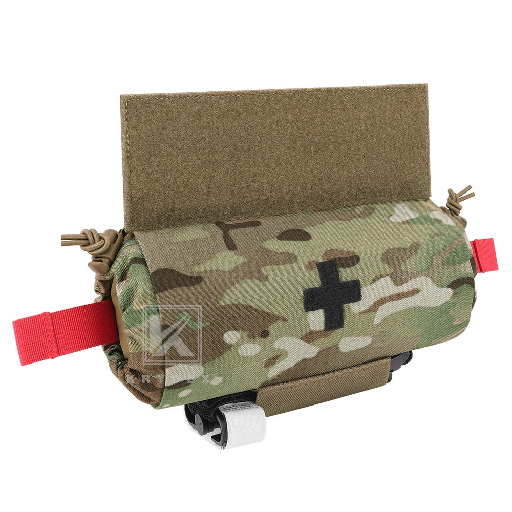 KRYDEX Tactical Roll Up Medic Pouch First Aid Trauma EMT