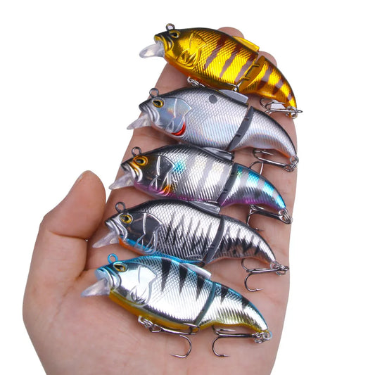 10pcs 7.7cm 11.7g Fishing Lures set Swimbait Wobbler Artificial Hard Bait Joint Bait Predator Minnow Lure Pike Bass fishing good