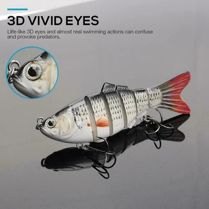 5pcs Bionic Fishing Lure fishhooks set Lifelike Fish Bait Artificial Swimbaits hook for Freshwater Saltwater Fishing Accessories