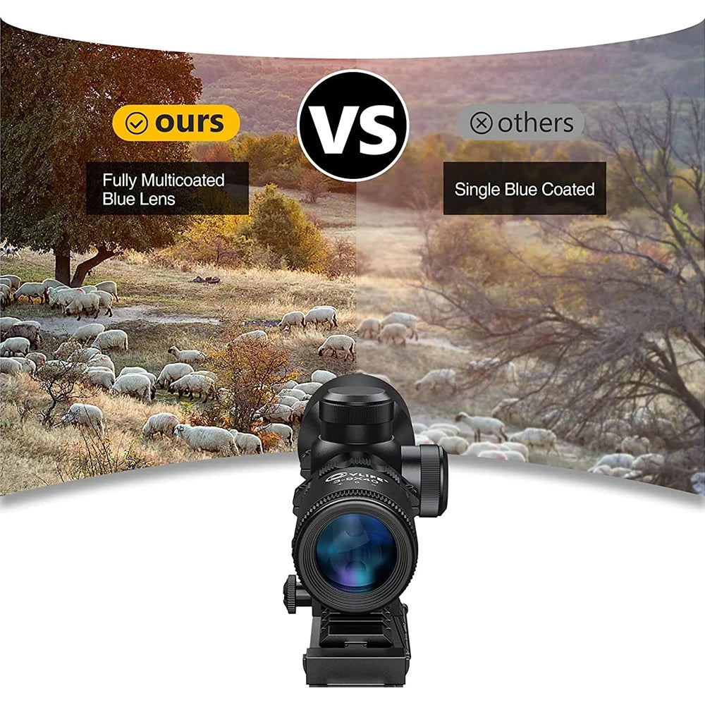 3-9X40 Rifle Scope Wire Rangefinder Reticle Crossbow Mil Dot Reticle Riflescope Optical Sights