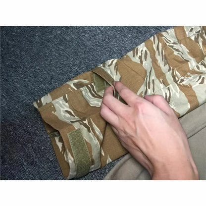 Desert Tiger Spotted Frog Suit Set, Outdoor Sports, G3 Frog Skin, Combat Pants, Training Suit, Gold, Tactical Top