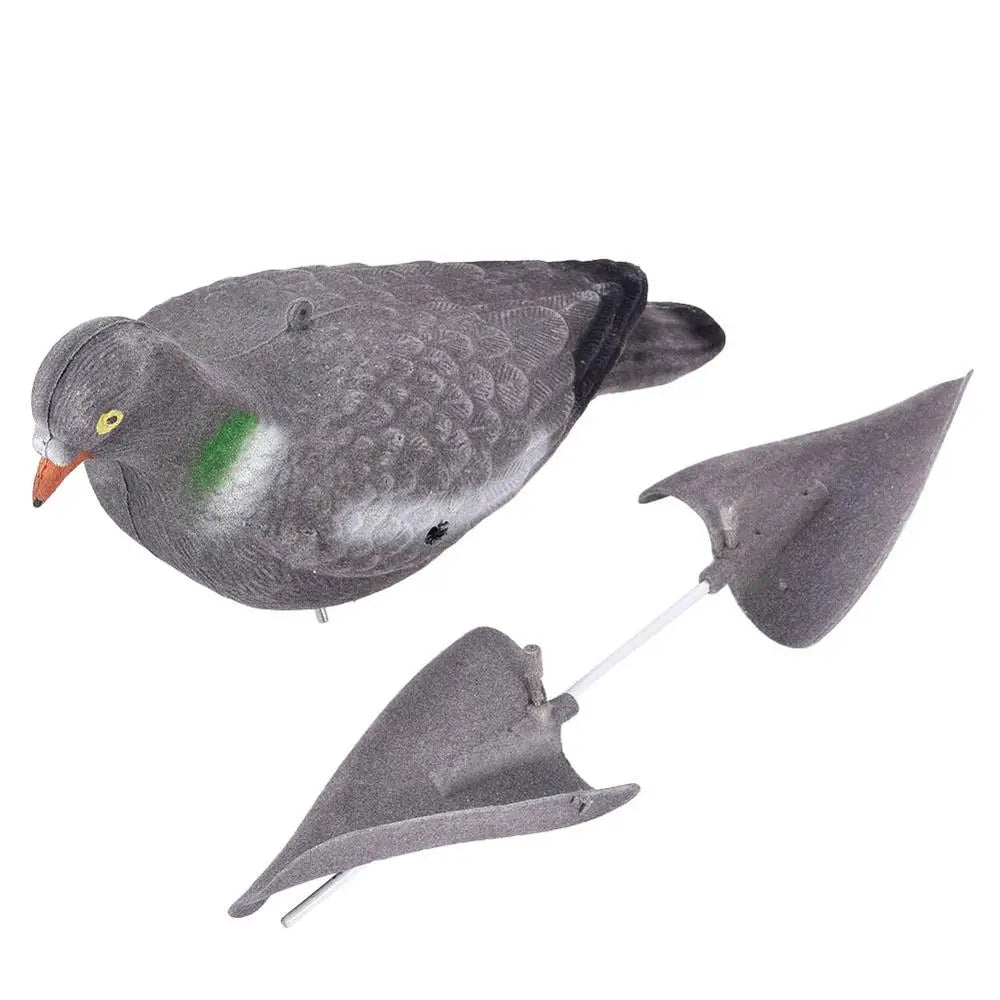 Outdoor Pigeons Motion Decoy Wind Decoy With Movable Wings For Hunting