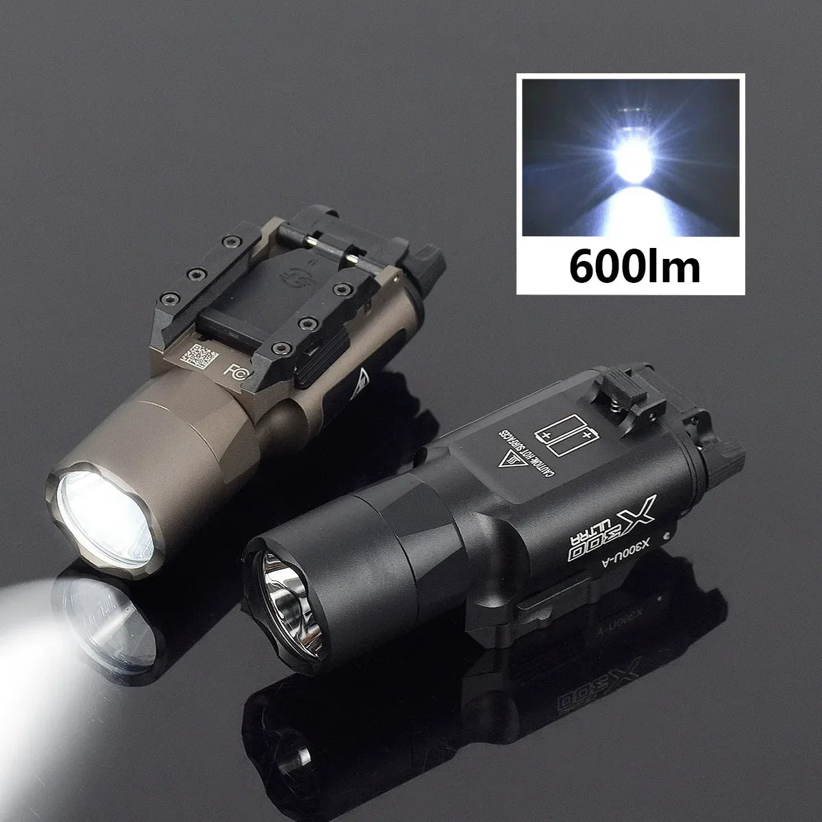 Tactical Surefire X300 X300U X300UH-B XH35 Pistol X300V Scout Light Airsoft Weapons Strobe Flashlight Hunting Gun Gear