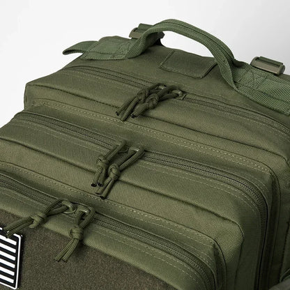 45L tactical backpack for outdoor sports hiking climbing travel with bottle holder