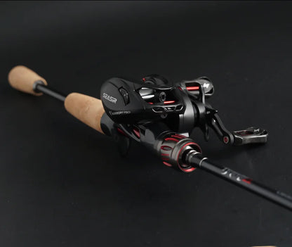 Seasir Repeater Spining&Casting Fihsing Rod Fuji-O Guide Rings Carbon High Sensitivity 2A Grade Cork Handle 6Kg Super Drag