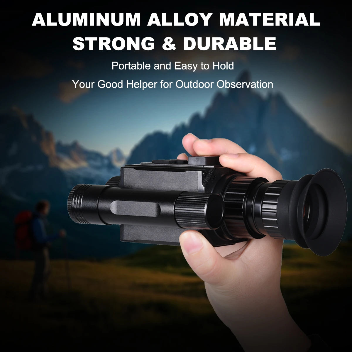 Megaorei NK006 Helmet Night Vision Monocular Long-Distance Infrared 5X Zoom 1080P