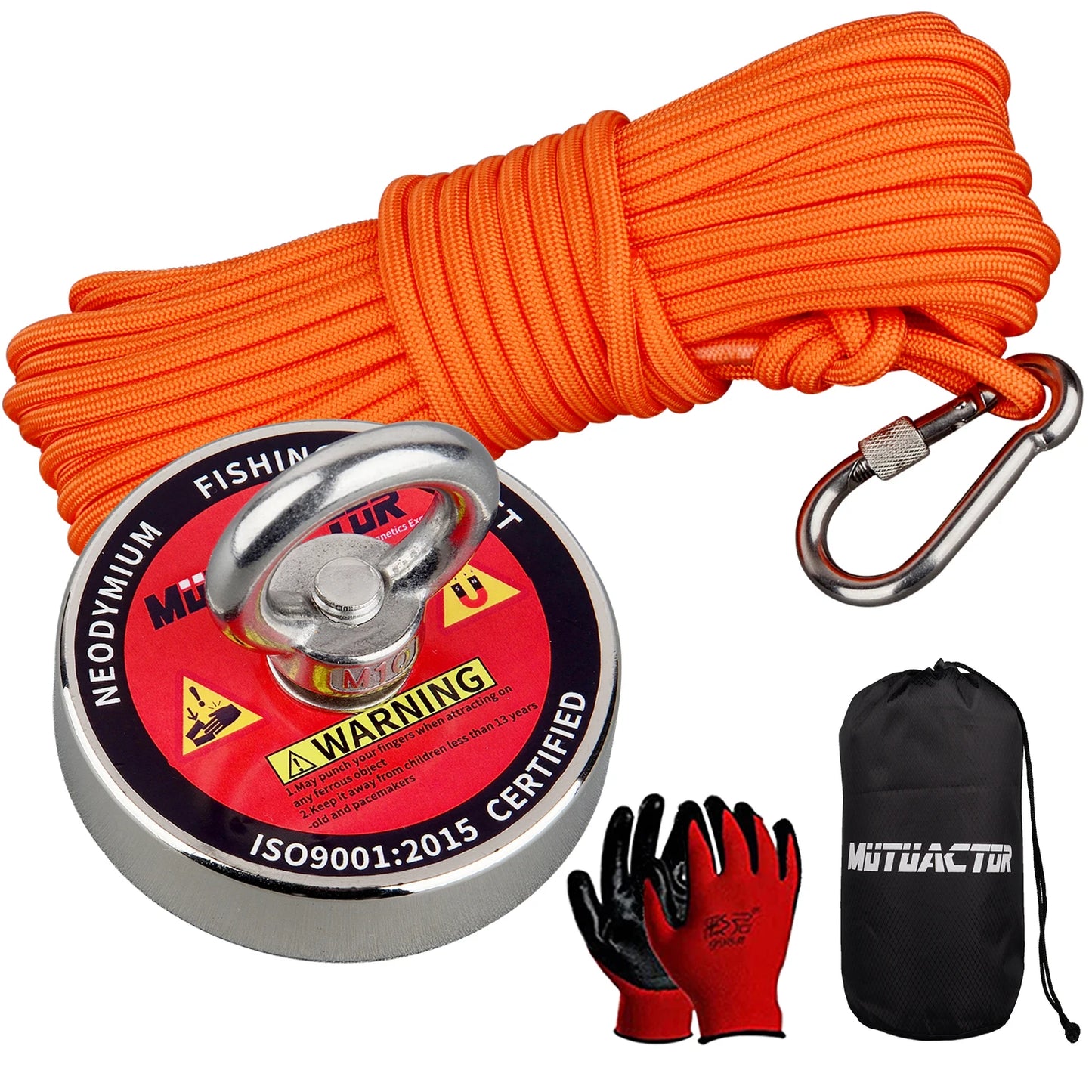 ONE Two Three Sides Fishing Magnet Kit 1200lb Super Strong Neodymium Magnet With 20m Rope