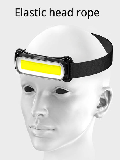USB Rechargeable LED Headlamp 3 Modes Flashlight Waterproof Head Light Adjustable