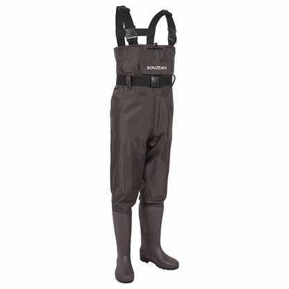 Waterproof Fishing Waders  Chest-Length  With Boots Durable Breathable Overalls Kit for Men Women Outdoor Raft Hunting