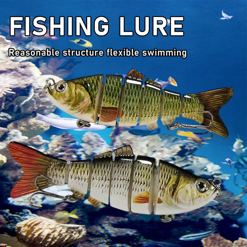 Jointed Hard Artificial Fishing Lures Bionic Crankbait Sinking Wobblers Sea Plastic Fishing Accessories