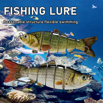 Jointed Hard Artificial Fishing Lures Bionic Crankbait Sinking Wobblers Sea Plastic Fishing Accessories