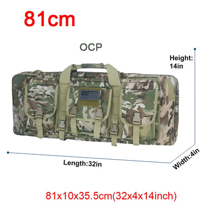 LQARMY 32 38 42 48 inch Double Rifle Case  Airsoft Gun Case