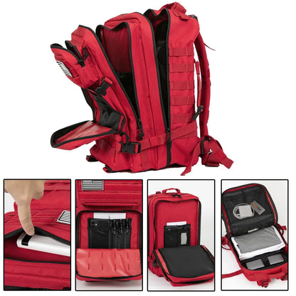 45L Tactical Fishing Backpack Large 3 Day Outdoor Rucksack Hiking