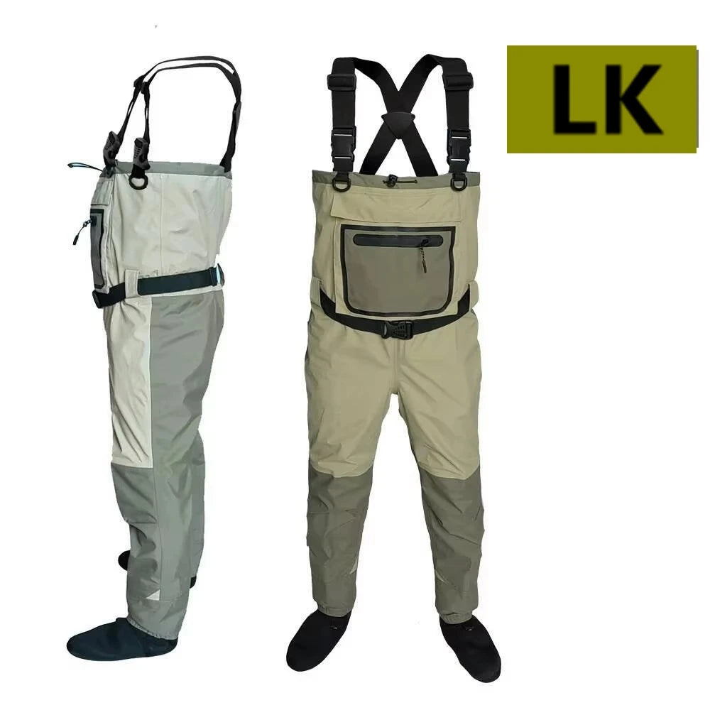 fly fishing tackle waders neoprene foot for men raft hunting Quick-dry Waterproof and breathable