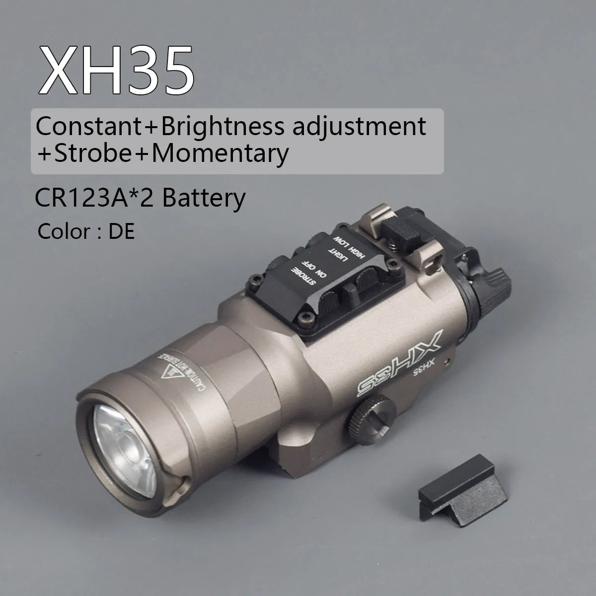 Tactical SureFire LOGO X300 Ultra XH35 X300UH-B Weapons Gun Light Lanterna Torch For Airsoft Pistol G17 G18 G19 G22 20mm Rail
