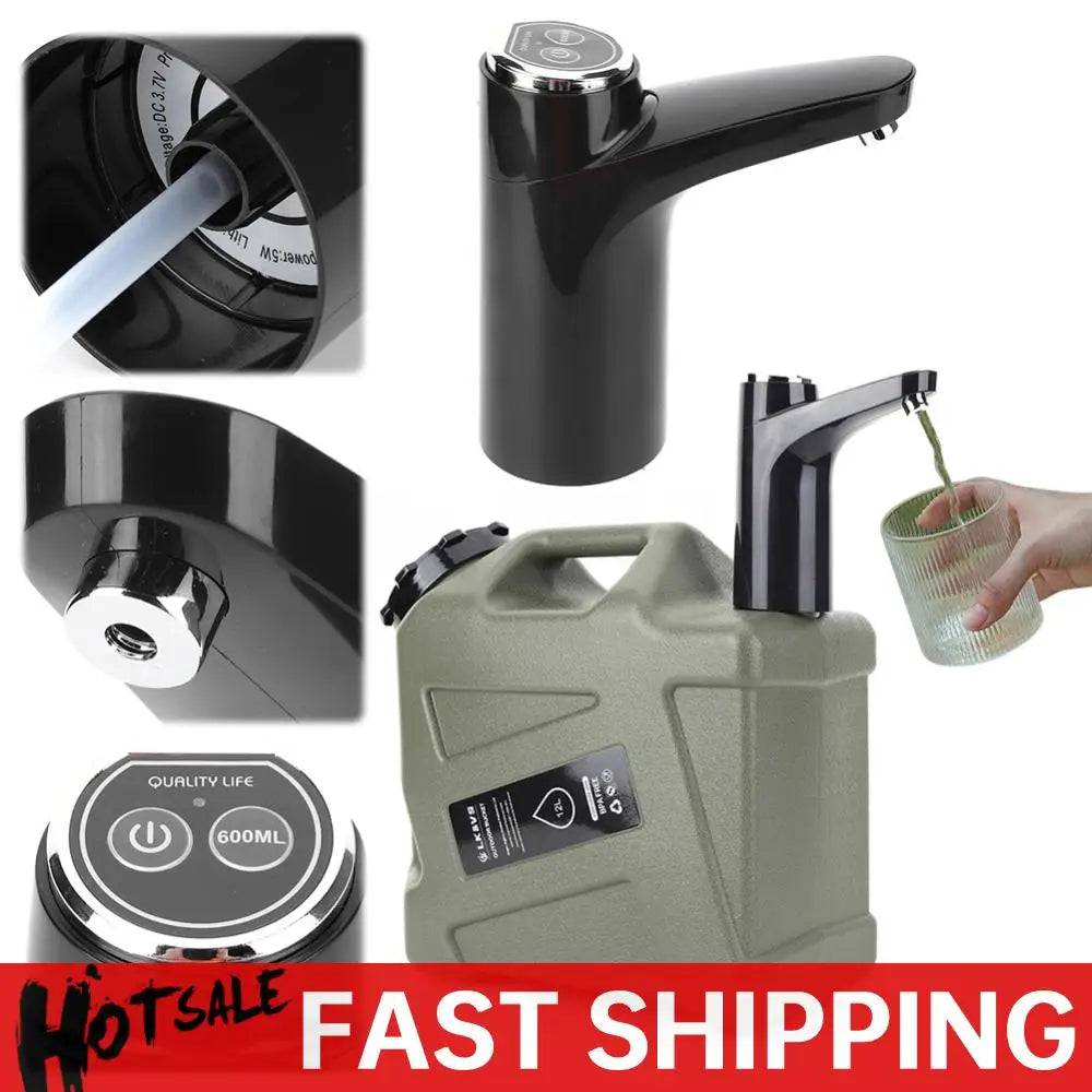 Electric Water Pump USB Rechargeable Portable Water Dispenser