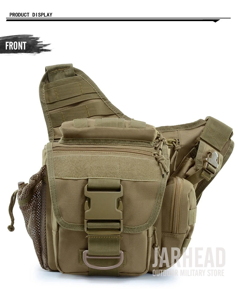 Outdoor Waterproof Durable Men Climbing Chest Shoulder Bag