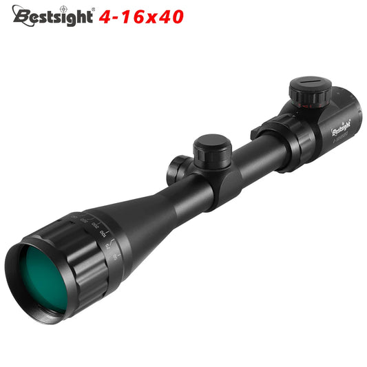 4-16X40 AOE Optics Hunting Riflescope Red&Green Dot Illuminated Sight Rifle Scope Sniper
