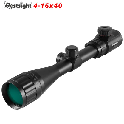 4-16X40 AOE Optics Hunting Riflescope Red&Green Dot Illuminated