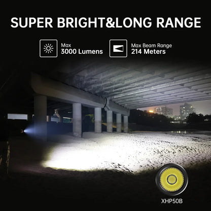 Sofirn SC29 3000 Lumens EDC Flashlight Rechargeable