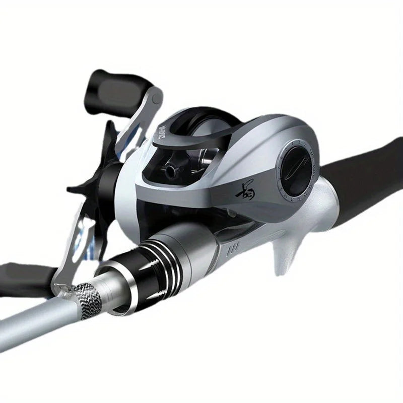 Silvery Carbon Fiber Fishing Rod 180 Cm Medium Action Freshwater Saltwater