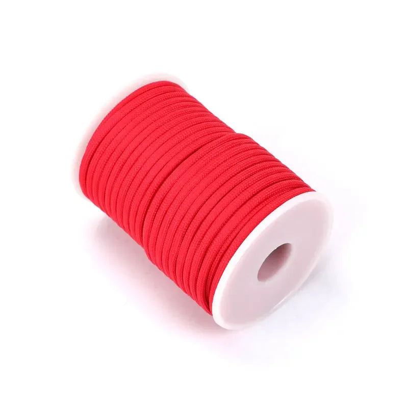 5M/15M/30M 7-Core 550 Paracord 4mm Parachute Cord Outdoor Camping