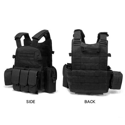 Nylon Tactical Vest Body Armor Hunting Carrier Airsoft Accessories CS Combat MOLLE Camo Military Army Vest for Outdoor Hunting