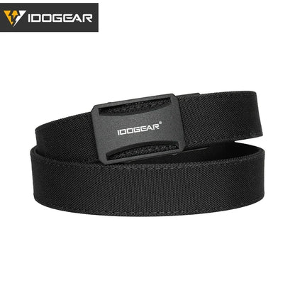 IDOGEAR Tactical Ratchet Belt 1.25” EDC Gun Belt Heavy-Duty Nylon CCW Belts