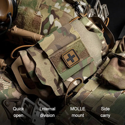OPHIDIAN Tac  IFAK Medical Pouch MOLLE Rapid Deployment First-aid Kit Survival Outdoor Hunting Emergency Bag Camping Medical Kit