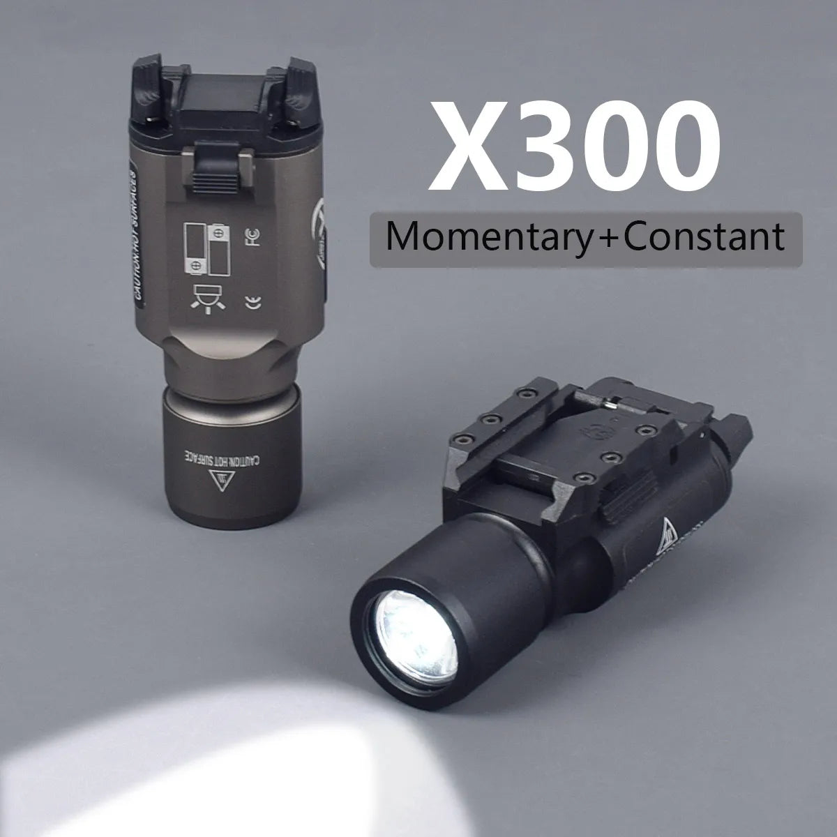 Tactical SureFire LOGO X300 Ultra XH35 X300UH-B Weapons Gun Light Lanterna Torch For Airsoft Pistol G17 G18 G19 G22 20mm Rail