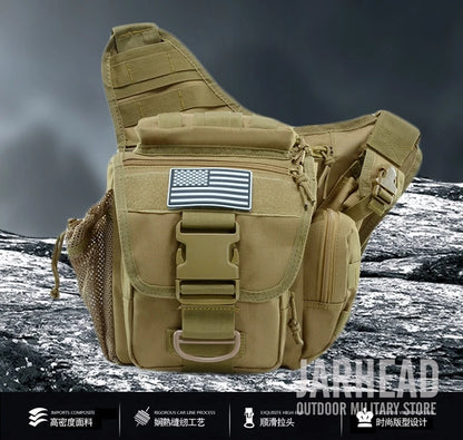 Outdoor Waterproof Durable Men Climbing Chest Shoulder Bag