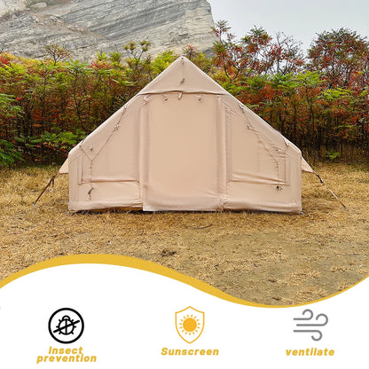 Inflatable Tents For Adult Camping, Luxury Camping Tents, Inflatable Tents With Stove Plug, 4/6/8 Person Family Camping
