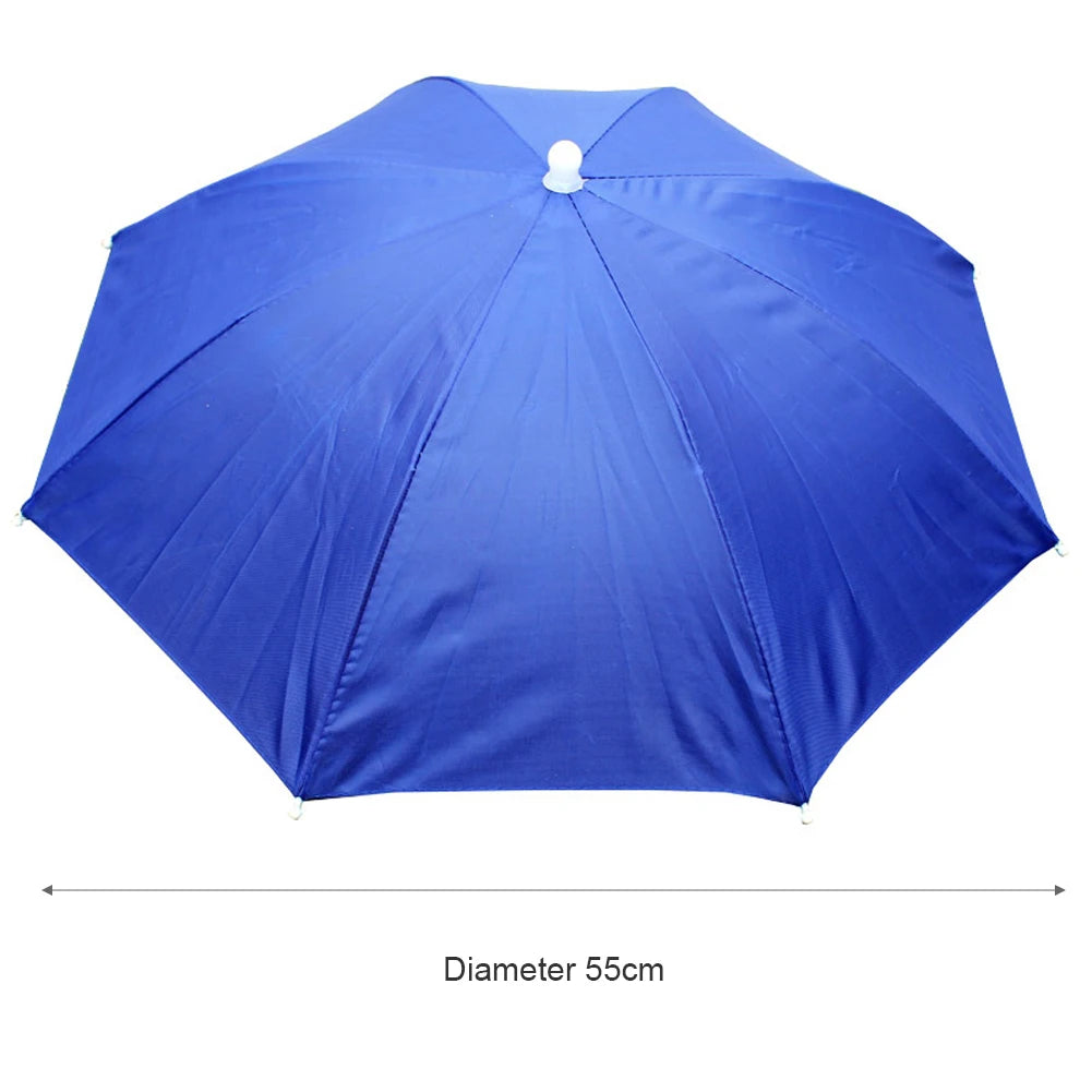 Outdoor Foldable Head Umbrella Hat