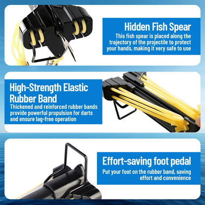 Fishing Slingshot Rod with Reel   Aluminum  Fishing Device