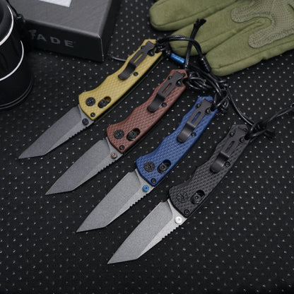 BM 290 model outdoor small knife, multifunctional folding knife, outdoor camping and fishing,