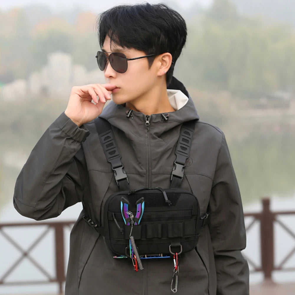 Fishing Tackle Bags  Fanny Pack   Camping Shoulder Crossbody Bag
