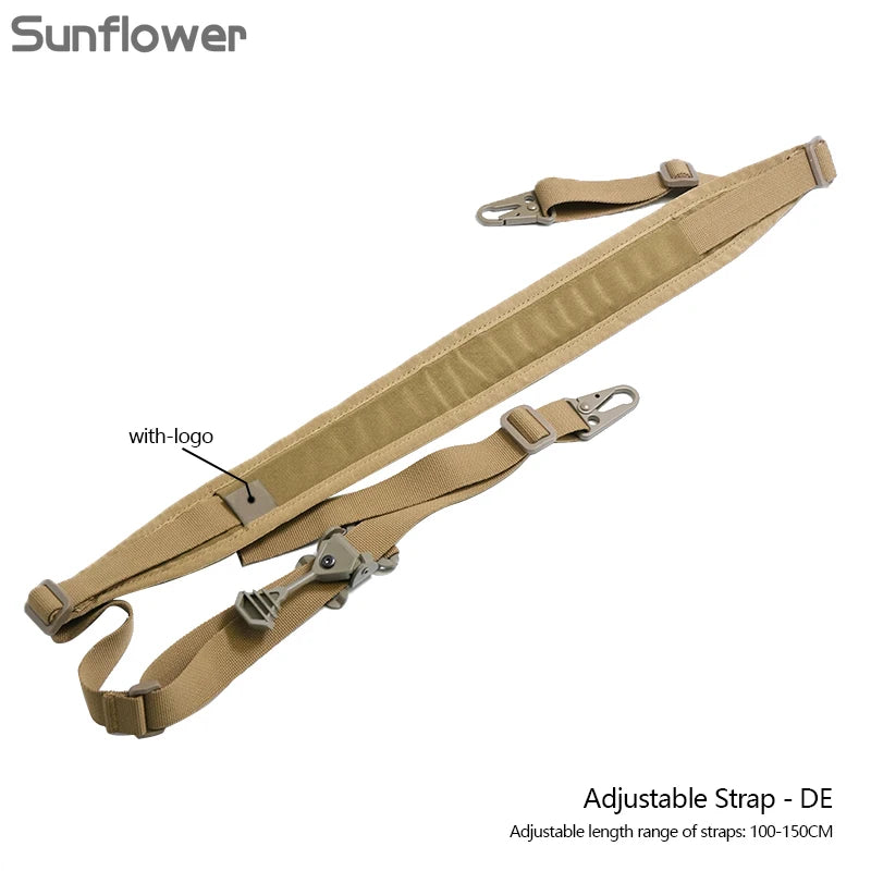 US Warehouse Tactical Nylon Rifle Sling Quick Adjustment 2 Point Padded