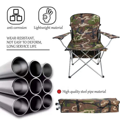 Folding Chair With Sun Shield Camping Lounge Chair Portable Lightweight & Sturdy Foldable Seat