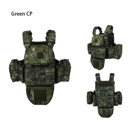 YAKEDA   Five piece equipment bag training vest, detachable and expandable, waterproof, wear-resistant and tear resistant