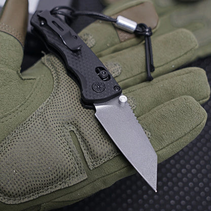 BM 290 model outdoor small knife, multifunctional folding knife, outdoor camping and fishing,