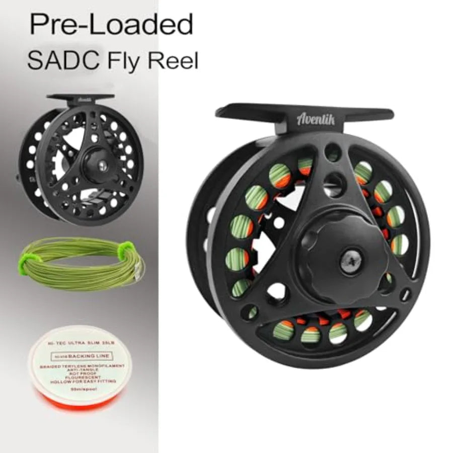 Extreme Fly Fishing Combo Kit 0 1 2 3 4 5 6 Weight Starter Fly Fishing Rod and Reel Kit Outfit with One Travel Case for