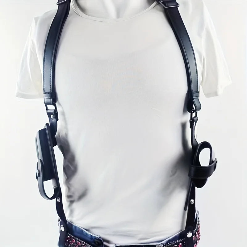 New Universal Vertical Shoulder Strap Holster Type 92 1911 Leather