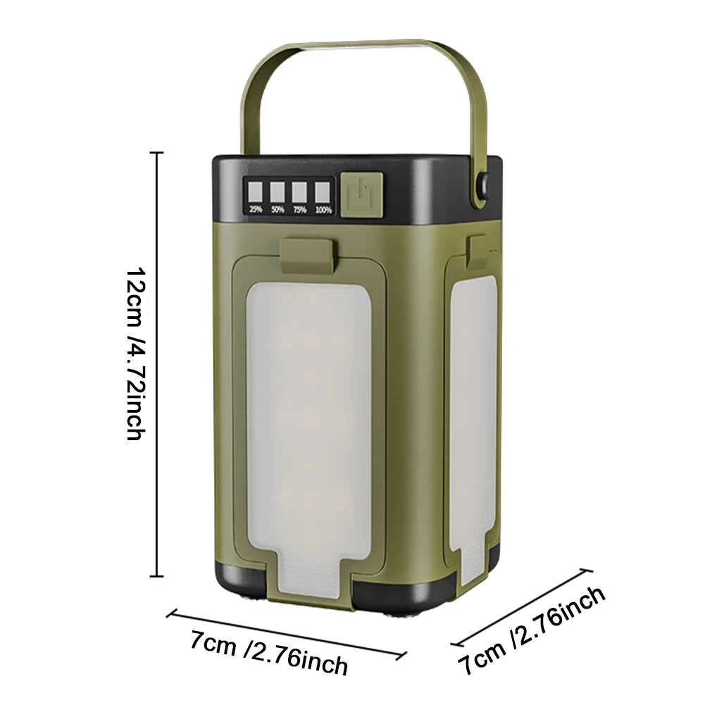 Foldable Camping Light Power Bank Rechargeable Lantern Solar Camping Lantern