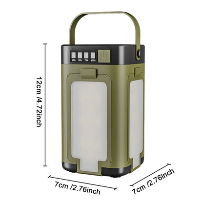 Foldable Camping Light Power Bank Rechargeable Lantern Solar Camping Lantern
