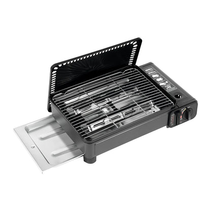 Portable Camping Grill Gas Stove Butane Gas Stove For Camping, Traveling, Trekking  0.25-0.3mpa 41.5*28*11cm