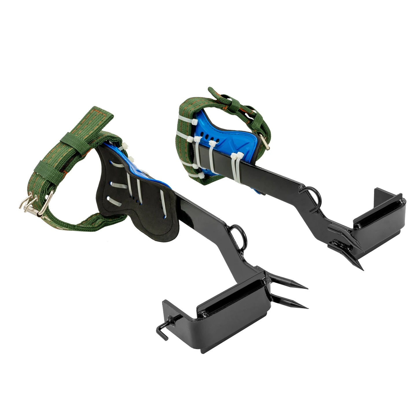 Tree Climbing Spikes Kit w/Safety Harness Gloves Double Teeth