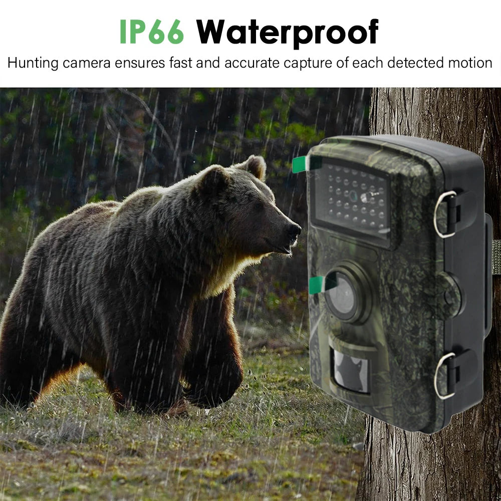 New Mini Hunting Camera with 940nm Infrared Night Vision 130° Angle Waterproof Trail Camera