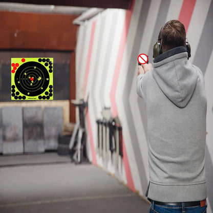 100-10PCS 8-inch Splatter Target High Visibility Adhesive Shooting Target Stickers Reactive