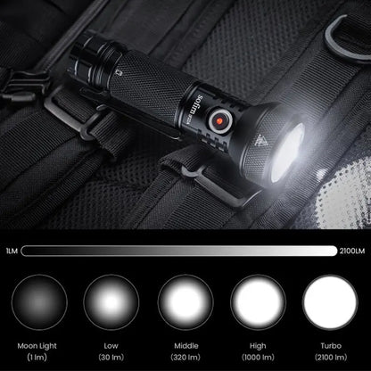 Sofirn IF22A 2100lm Flashlight 21700 Powerful Light SFT40 LED 629M Long Range USB C Rechargeable